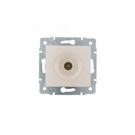 KARINA Розетка ТВ оконечная жемчужно-белый перламутр (10шт/120шт)