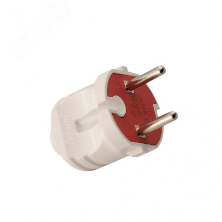 Вилка однофазная без заземления