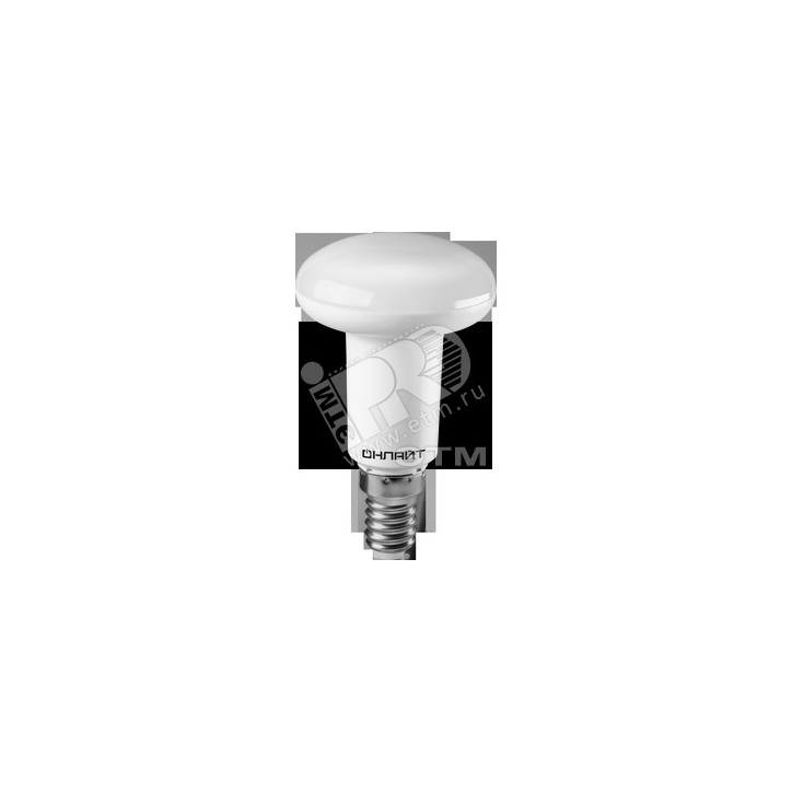 Лампа светодиодная LED зеркальная 5вт E14 R50 теплый