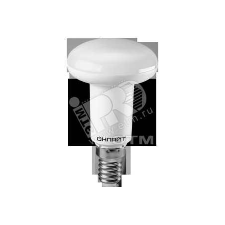 Лампа светодиодная LED зеркальная 5вт E14 R50 белый