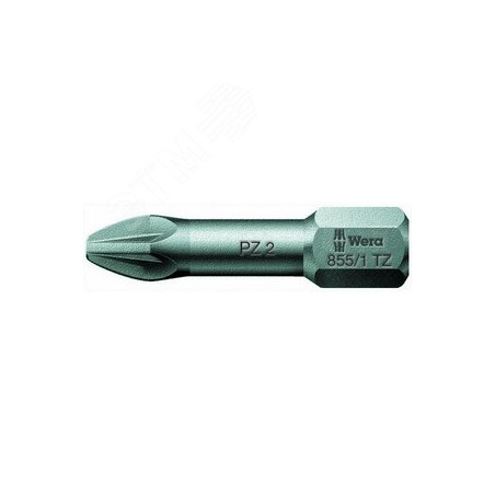Бита торсионная 855/1 TZ PZ вязкая твердость хвостовик 1/4 C 6.3 PZ 2X25 мм