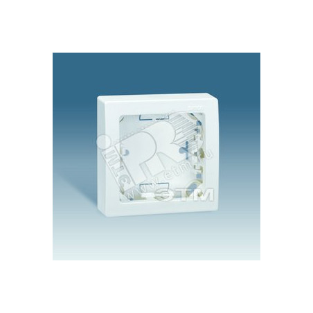 Рамка на 1 пост 75х75 мм, S73L, белый