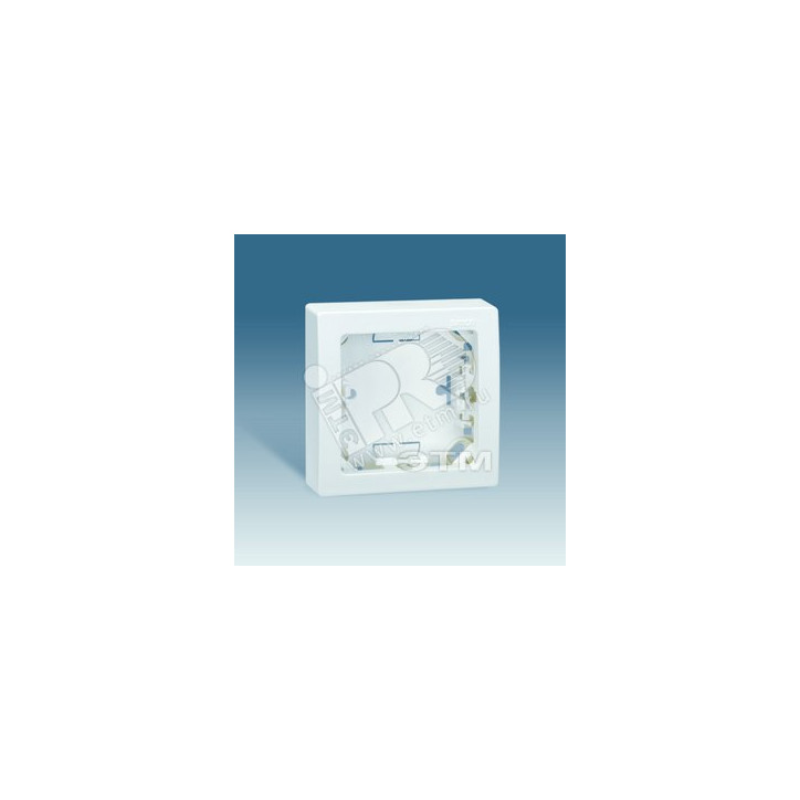 Рамка на 1 пост 75х75 мм, S73L, белый