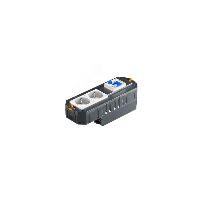 Коробка с 2 розетками, оранжевые, ConnectGST18