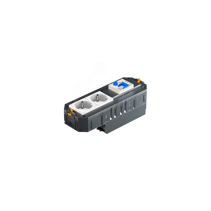 Коробка с 2 розетками, оранжевые, ConnectGST18