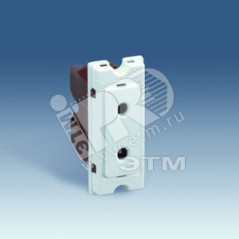 Розетка 2P, 10А 230В, винтовой зажим, S82C, механизм, графит