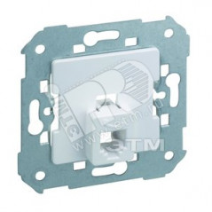 Розетка телефонная RJ-11, S82,82N, 88, механизм, черный