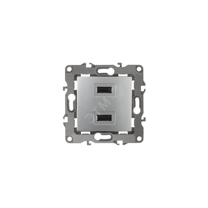 Устройство зарядное USB, 5В-2100мА, Эра12, алюминий, 12-4110-03 Устройство зарядное USB, 5В-2100мА, Эра12, алюминий, 12-4110-03