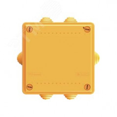 Коробка пластиковая FS с кабельными вводами и клеммниками IP55 100х100х50мм