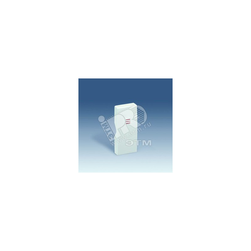 Клавиша узкая с индикатором для 75201-, 75253-, 75150-69, S82C, алюминий