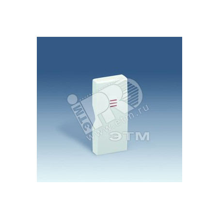 Клавиша узкая с индикатором для 75201-, 75253-, 75150-69, S82C, алюминий