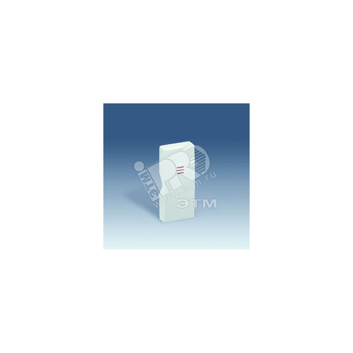 Клавиша узкая с индикатором для 75201-, 75253-, 75150-69, S82C, алюминий
