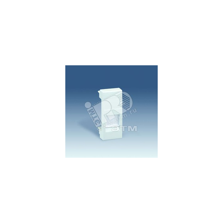 Адаптер на 1 RJ45(12) 75528-, 75540-, 75541-, 75544-39, узкий, шторка, S82C, алюминий