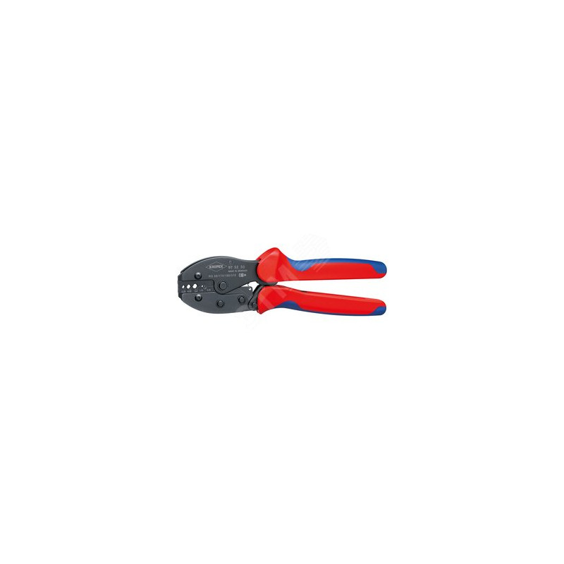 Пресс-клещи PreciForce коаксиальныйштекер BNC для RG 58 174188316 6 гнезд L-220мм черные двухкомпонентные рукоятки