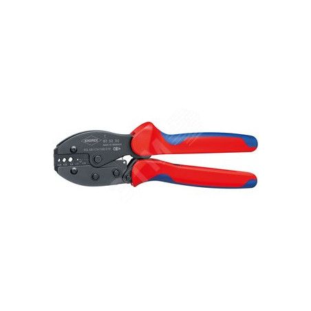 Пресс-клещи PreciForce коаксиальныйштекер BNC для RG 58 174188316 6 гнезд L-220мм черные двухкомпонентные рукоятки