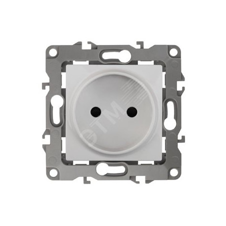 Розетка 2P, 16A-250В, Эра12, белый, 12-2105-01