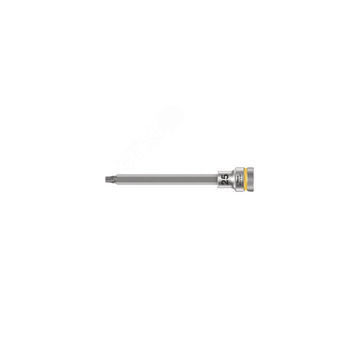 Головка торцевая 8767 B HF TORX Zyklop со вставкой DR 3/8 с функцией фиксации крепежа TX 25X107 мм Головка торцевая 8767 B HF TORX Zyklop со вставкой DR 3/8 с функцией фиксации крепежа TX 25X107 мм