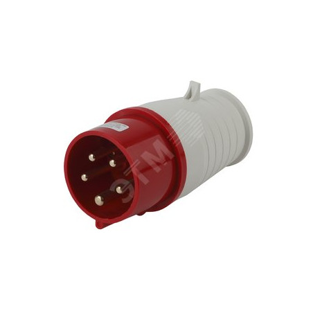 Вилка переносная 015 3Р+РЕ+N 16А 380В IP44 (10/60/1440) V-16-3P-PE-N-IP44