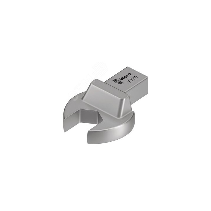 Насадка-ключ рожковый 7770. 15 мм под посадочное гнездо 9x12 мм для динамометрических ключей Click-Torque серий X и XP