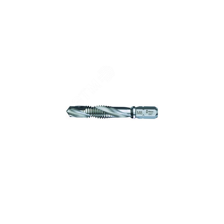 Насадка-метчик комбинированный 847/1 HSS хвостовик 1/4 C 6.3 5X44 мм