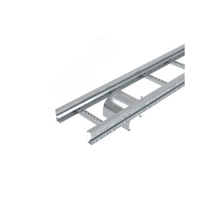 Пластина вывода кабеля для лестничных лотков осн.600 мм, в комплекте с крепёжными элементами, необходимыми для монтажа