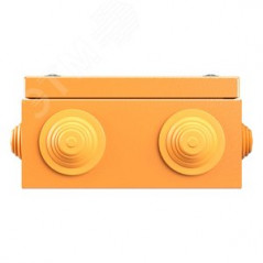 Коробка стальная FS с кабельными вводами и клеммниками IP55 150х150х80мм 4р 450V 20A 10мм.кв нерж.контакт