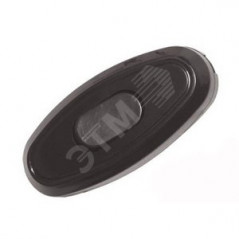 Переключатель на шнур 6А 250В (еврослот) черный