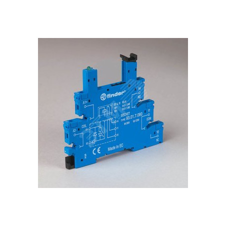 Розетка с винтовыми клеммами (с зажимной клетью) для реле 34 серии, питание 24В DC