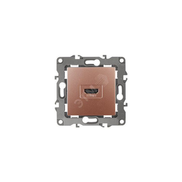 Розетка HDMI, Эра12, медь, 12-3114-14 Розетка HDMI, Эра12, медь, 12-3114-14
