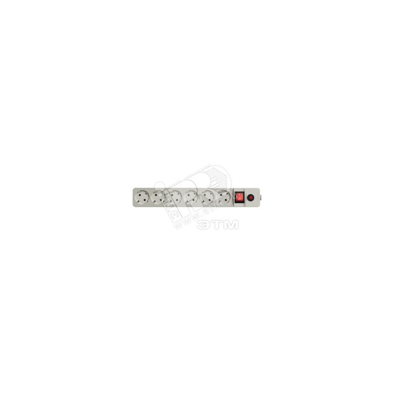 Сетевой фильтр UNIVersal ПВС 3*0,75 серый 7м