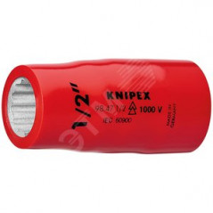 Головка торцевая VDE 1000V DR 1/2 шестигранная 12 мм диэлектрическая