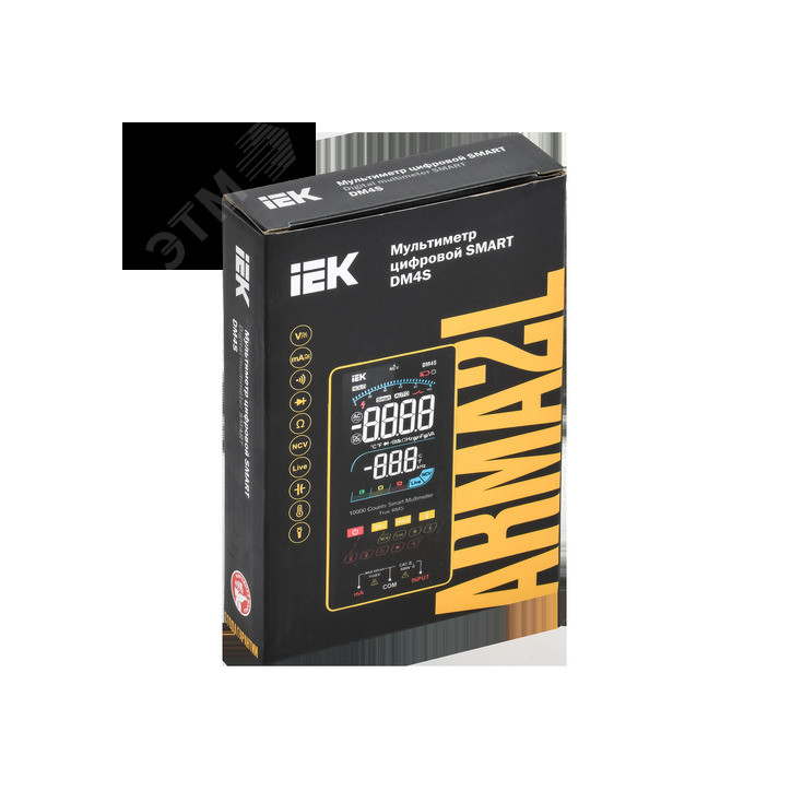 ARMA2L 5 Мультиметр цифровой SMART DM4S IEK ARMA2L 5 Мультиметр цифровой SMART DM4S IEK