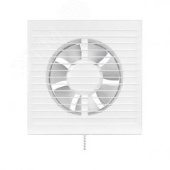 Вентилятор осевой вытяжной с тяговым выключателем D150