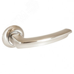 Ручка на круглой накладке (комплект). АЛЛЮР АРТ ВЕРНЕР SN (1180) никель матовый