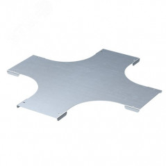 Крышка на Х-образный ответвитель 500, 2,0 мм, цинк-ламель, в комплекте с крепежными элементами необходимыми для монтажа