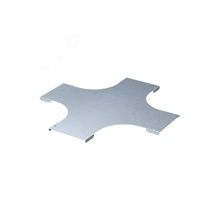 Крышка на Х-образный ответвитель 500, 2,0 мм, цинк-ламель, в комплекте с крепежными элементами необходимыми для монтажа