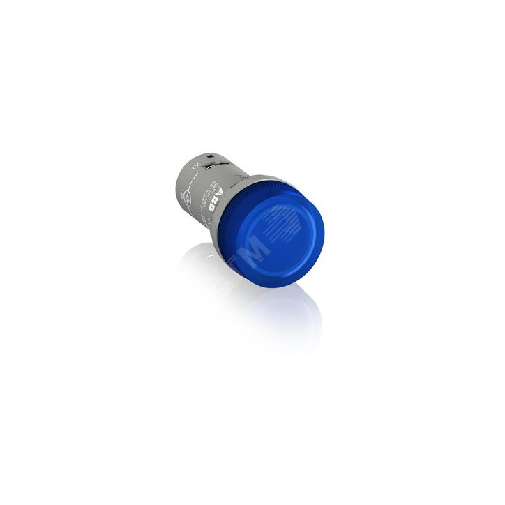 Лампа CL2-515L синяя со встроенным светодиодом 110-130В DC