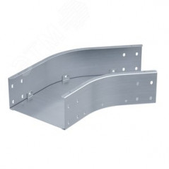 Угол горизонтальный 45 градусов 80х600, 2,0 мм, цинк-ламель, в комплекте с крепежными элементами и соединительными пластинами,не