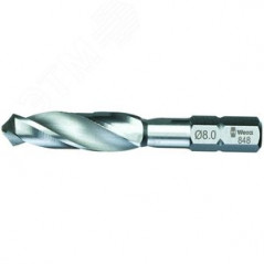 Насадка-сверло 848/1 HSS спиральное по металлу хвостовик 1/4 C 6.3 4.1X44 мм