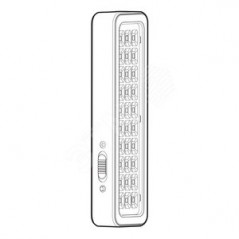 Светильник светодиодный аварийный постоянный DBA-105-0-20 30LED 5ч IP20 (40/1600)