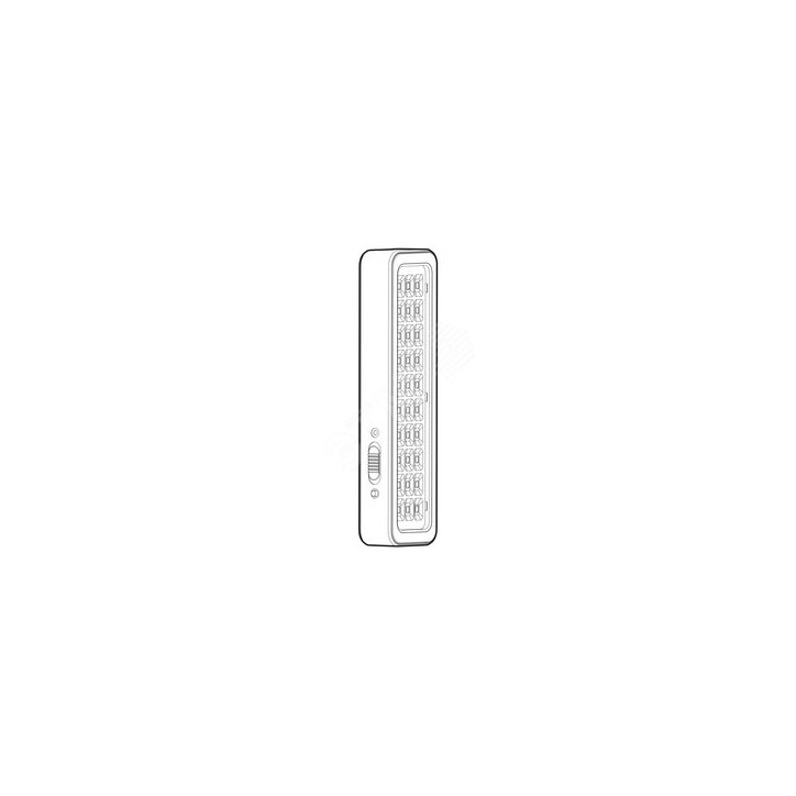 Светильник светодиодный аварийный постоянный DBA-105-0-20 30LED 5ч IP20 (40/1600)