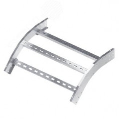 Угол вертикальный внешний 45 градусов, 80х200 R300, цинк-ламельный в комплекте с крепежными элементами и соединительнымипластина