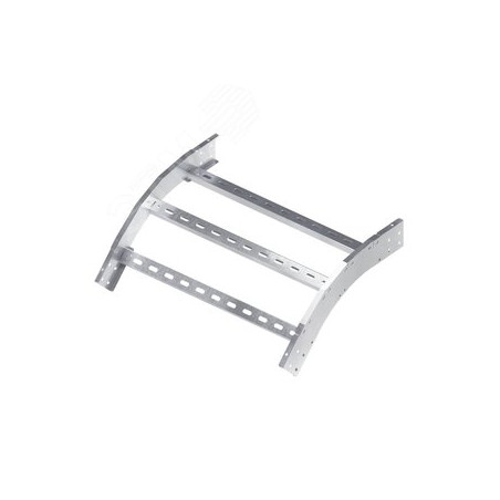 Угол вертикальный внешний 45 градусов, 80х200 R300, цинк-ламельный в комплекте с крепежными элементами и соединительнымипластина