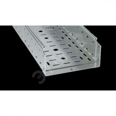 Лоток перфорированный 100х400х6000, 1,0 мм, цинк-ламельный