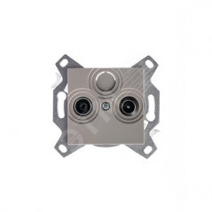 Розетка TV-R Levit оконечная кофе макиато