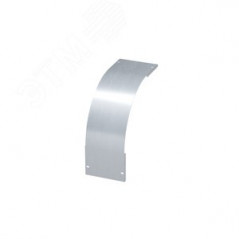 Крышка на угол вертикальный внешний 90 градусов 100х100, 1,2 мм, цинк-ламель, в комплекте с крепежными элементами необходимыми д