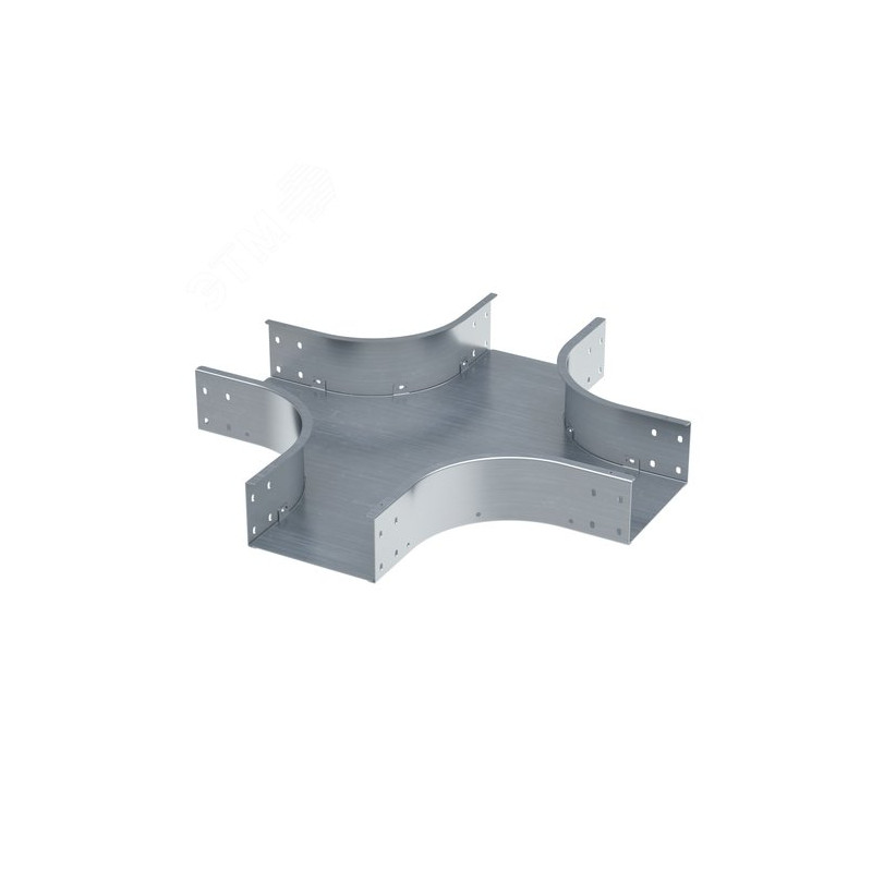 Ответвитель Х-образный 80х80, 2,0 мм, в комплекте с крепежными элементами и соединительными пластинами, необходимыми для монтажа