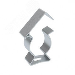 Держатель с крышкой D-40мм оцинкованная сталь