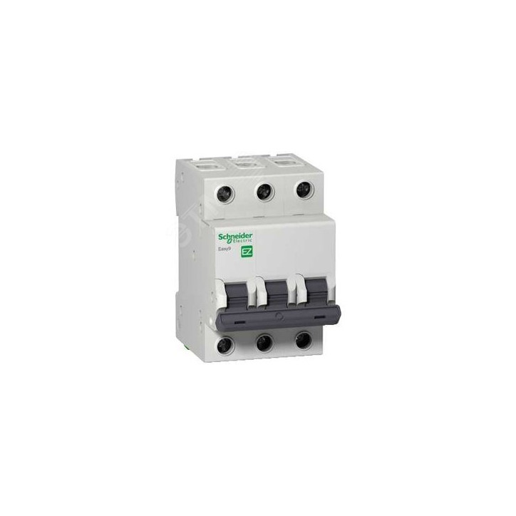 Выключатель автоматический трехполюсный 6A C 4.5кА EASY 9