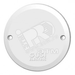 Крышка монтажной коробки белая